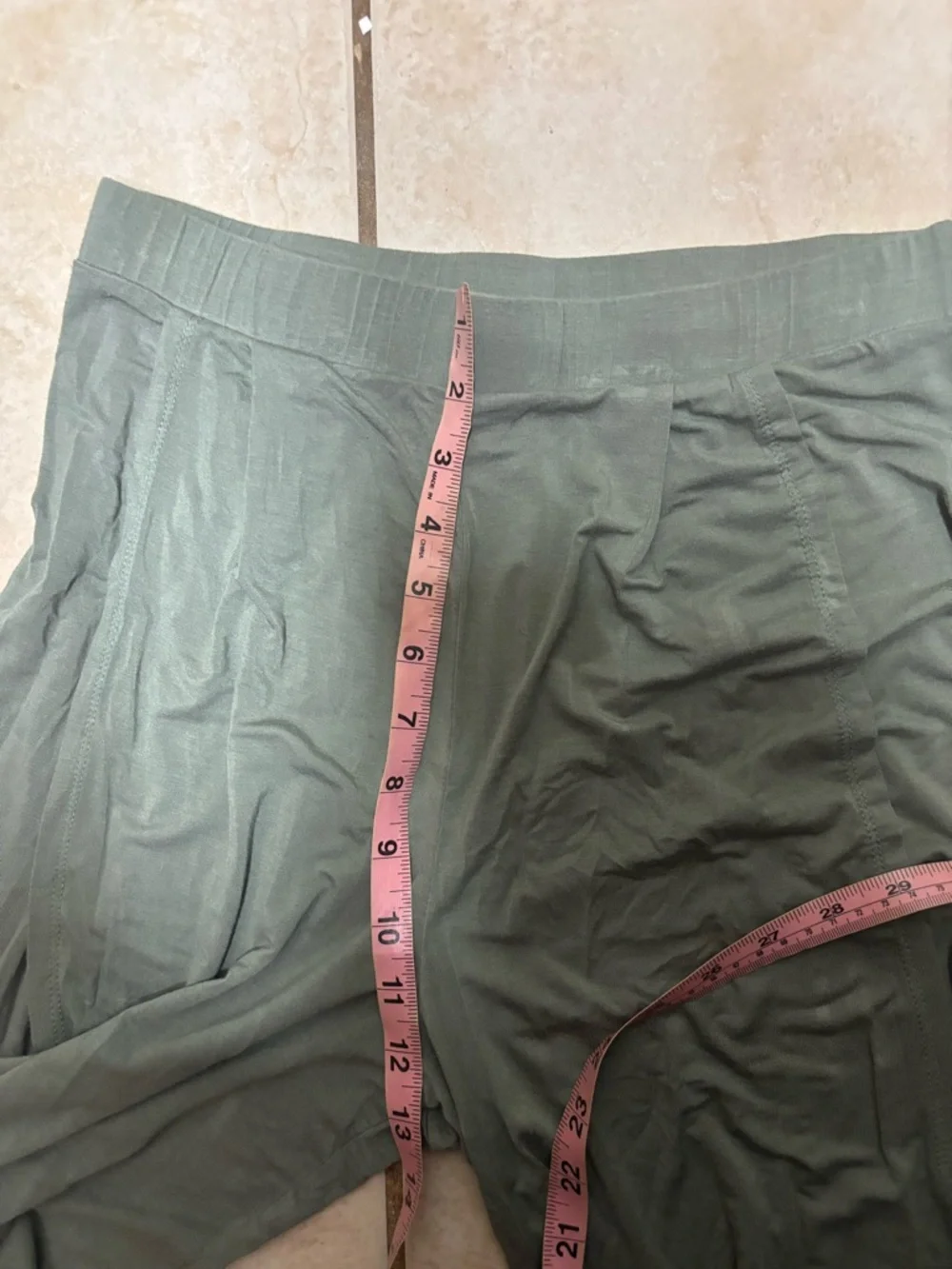 Lulus Knockout Sage Green Wide-Leg Pants medium 30L - Picture 8 of 10